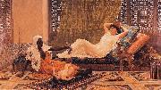 Frederick Goodall A New Light in the Harem USA oil painting artist